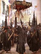 Joaquin Sorolla Seville s Holy Week oil on canvas